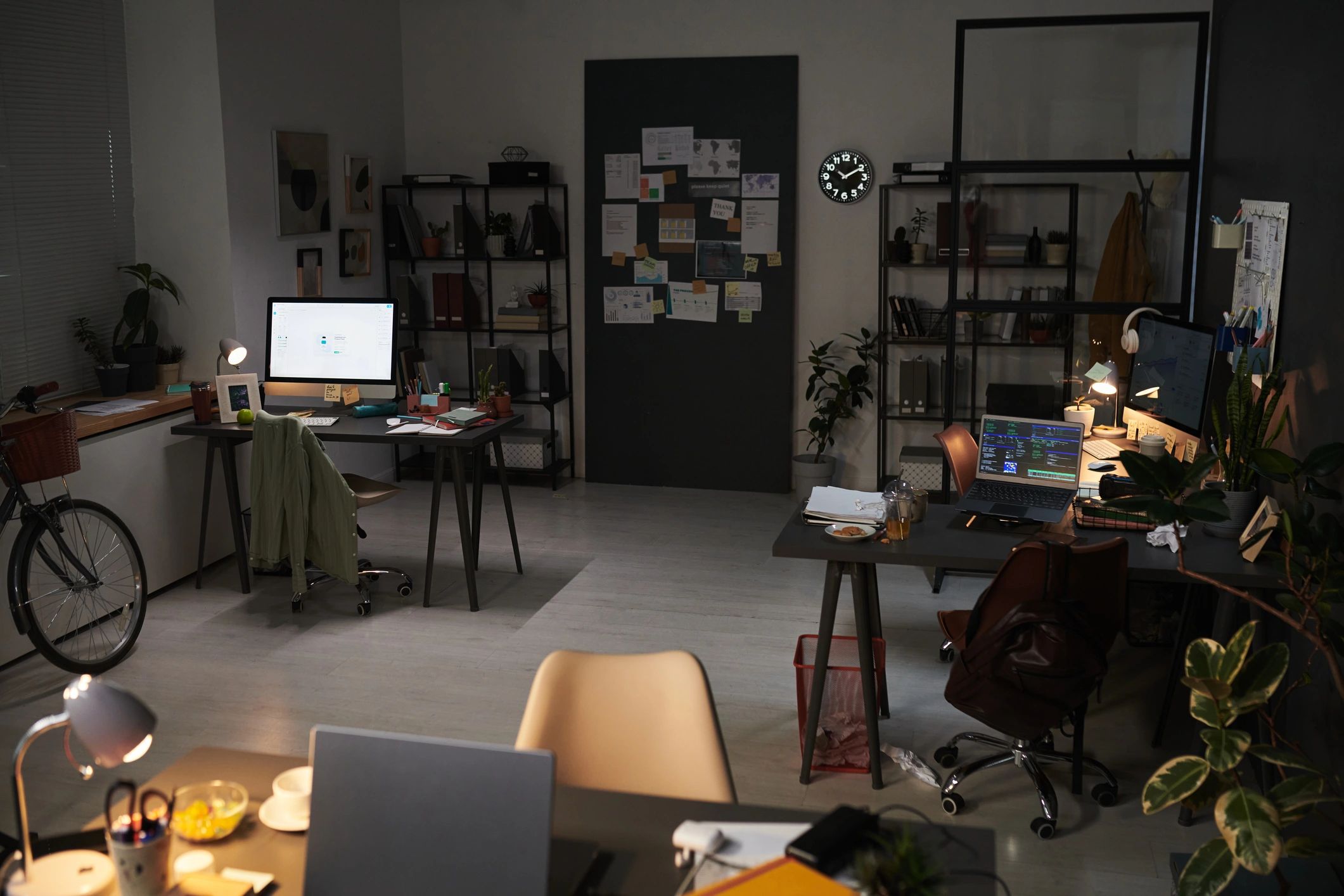 Modern office interior benefiting from climate control